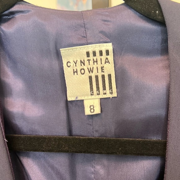 Vintage Cynthia Howie navy pearl button dress - Picture 9 of 16